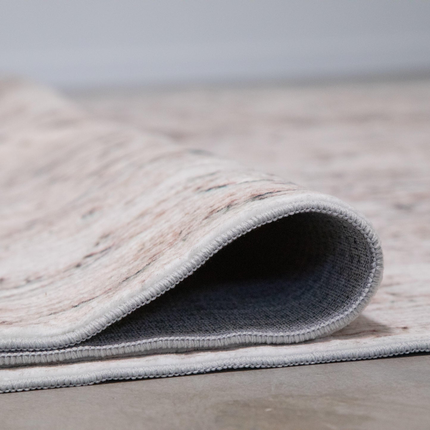 Brown/Black Machine MM-07 Washable Area Rug