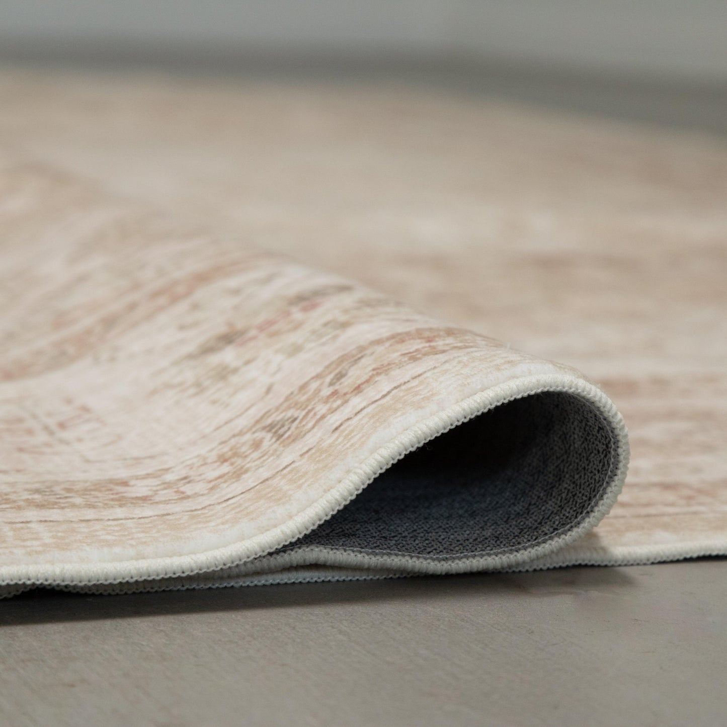 Light Browns MM-02 Machine Washable Area Rug