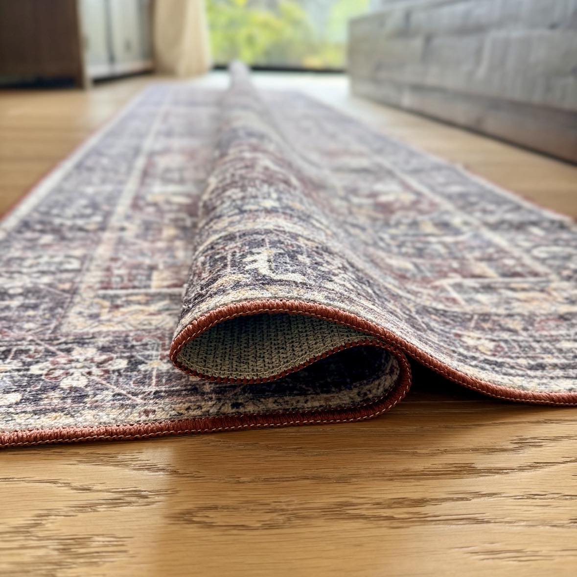 Currant and Harvest Machine Washable Rug