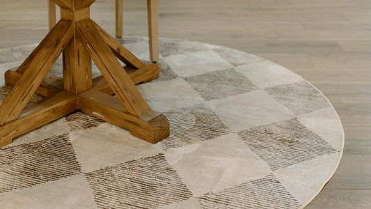 Sandy Diamonds MM-31 Machine Washable Rug