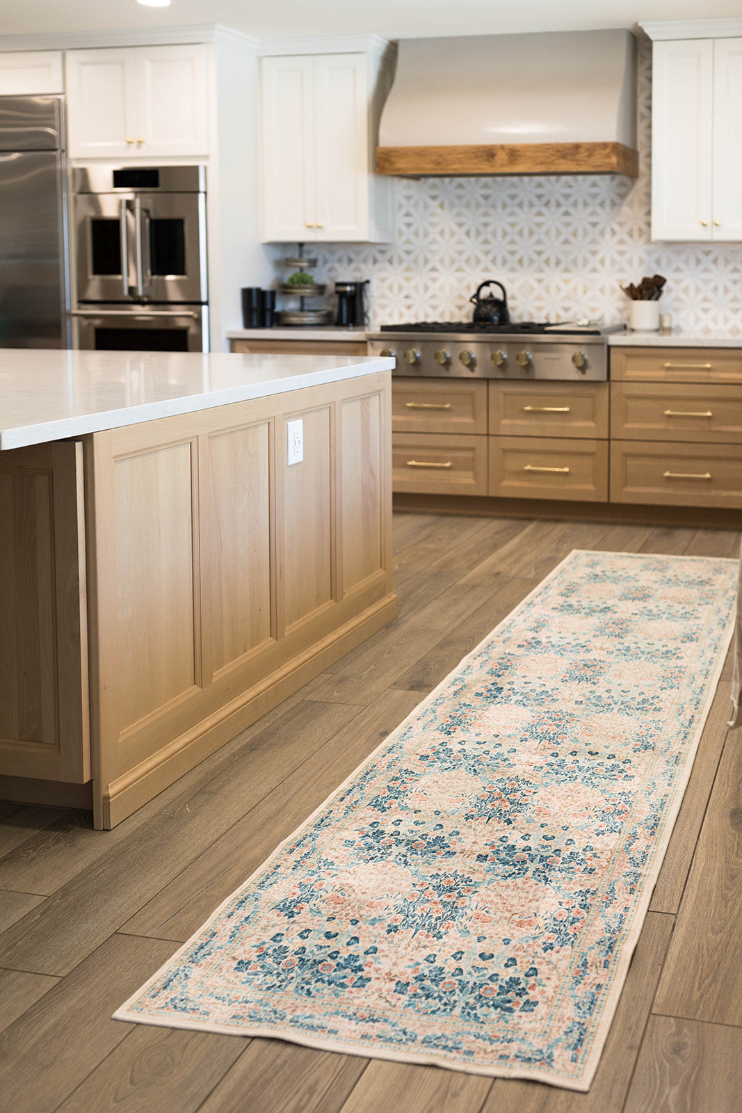 Daytime Peony Garden MM-28 Machine Washable Rug