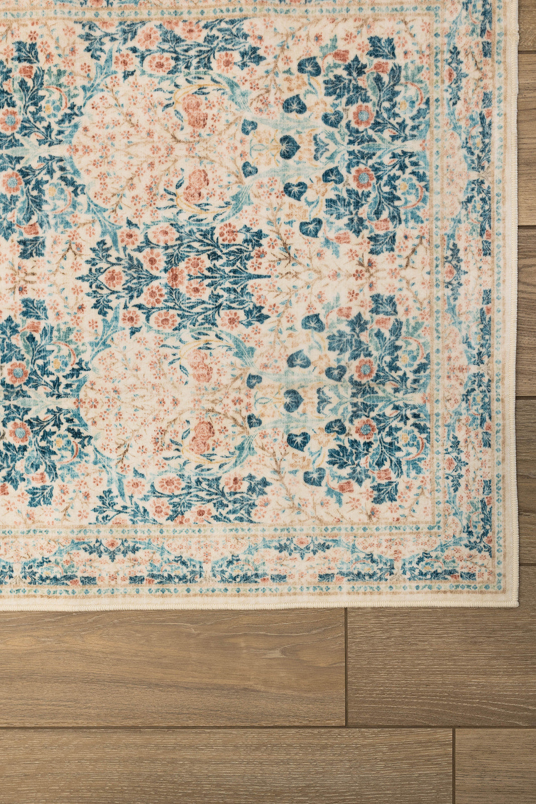 Daytime Peony Garden MM-28 Machine Washable Rug