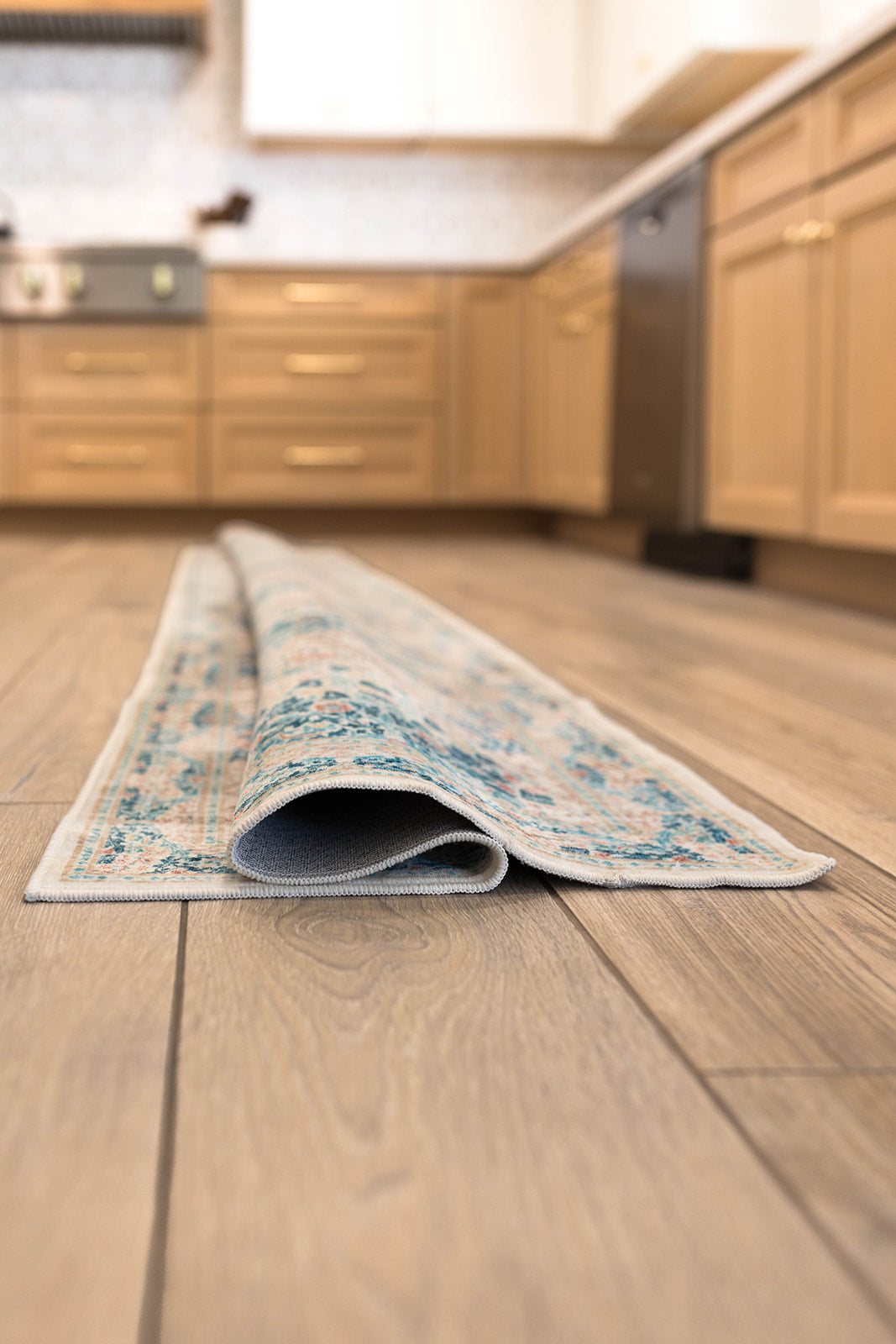Daytime Peony Garden MM-28 Machine Washable Rug