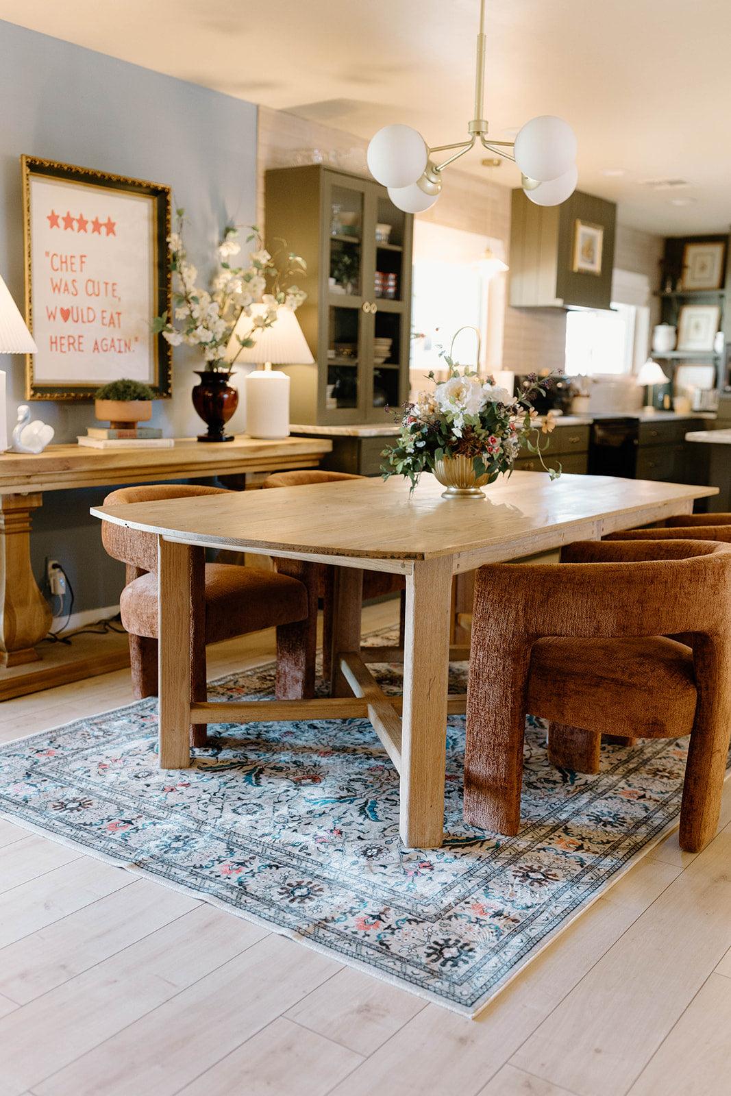 Desert and Botanics MM-25 Machine Washable Rug