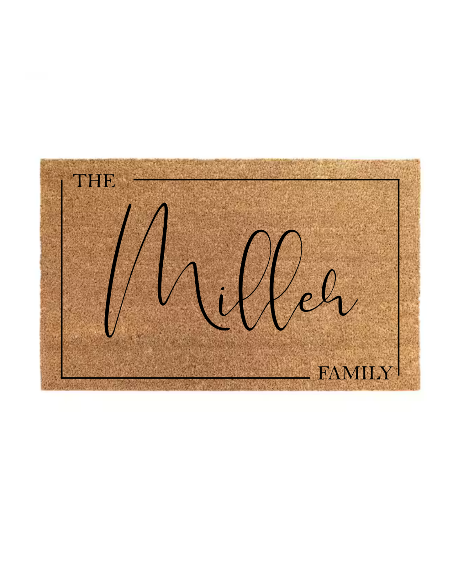 Custom Last Name Doormat