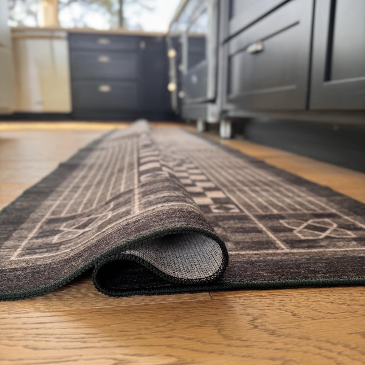 Pine and Basil Machine Washable Rug