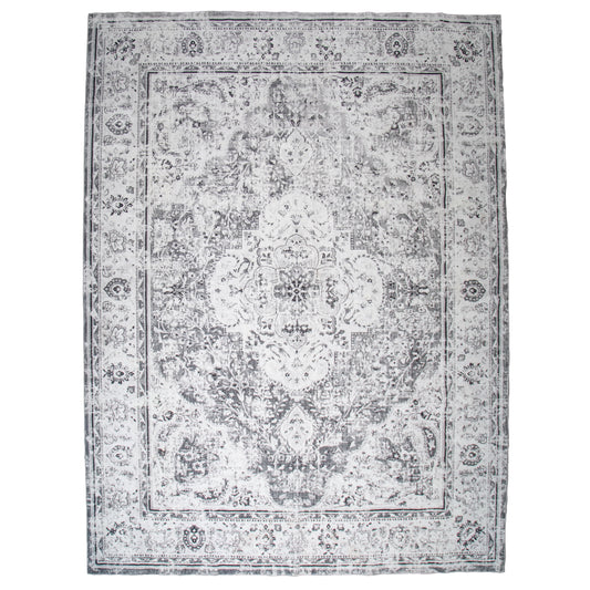 Charcoal Greys Machine Washable Area Rug