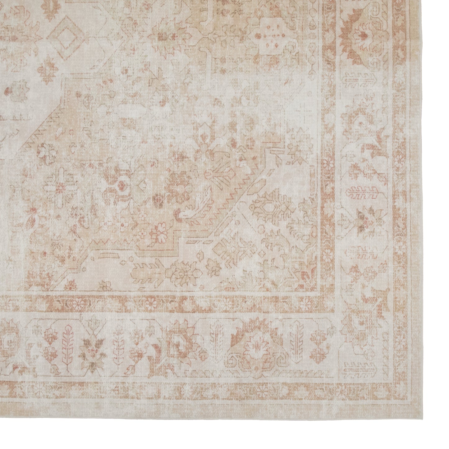 Light Browns Machine Washable Area Rug